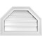 Ekena Millwork Octagonal Top Surface Mount PVC Gable Vent w/ 2"W x 1-1/2"P Brickmould Frame, 20"W x 14"H GVPOT20X1402SF - alternate 1